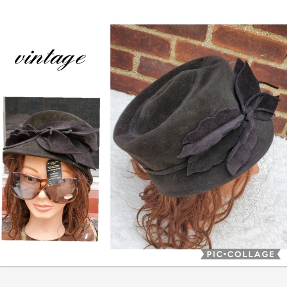 Vintage Accessories - Vintage Frank Olive hat